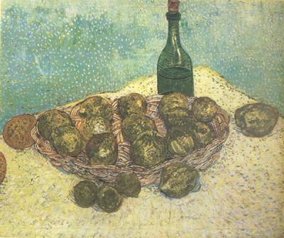 Vincent Van Gogh Still life:Bottle,Lemons and Oranges (nn04) China oil painting art